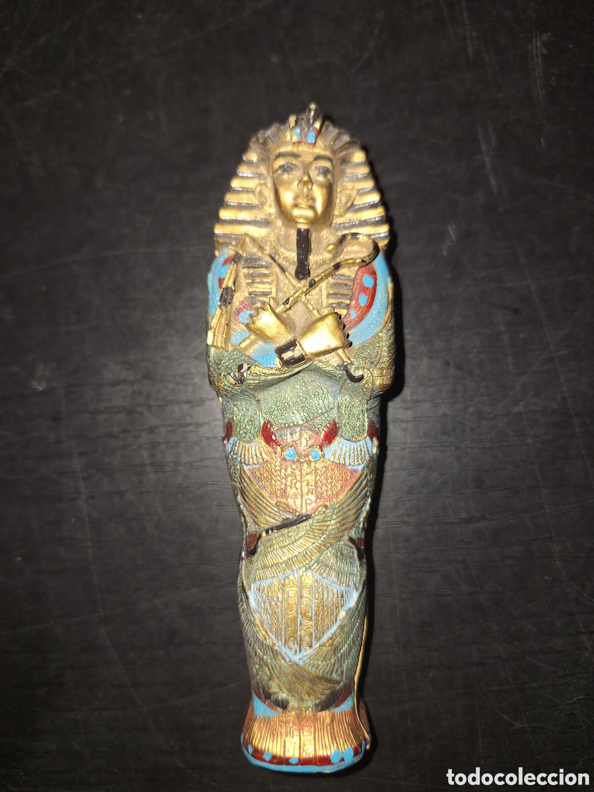 Artesan&iacute;a: Reproducci&oacute;n en miniatura del Sarc&oacute;fago del Fara&oacute;n Tutancamon.