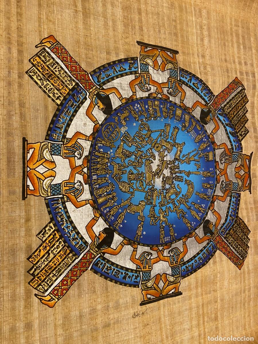 Artesan&iacute;a: Papiro denominado &rdquo;El calendario egipcio&rdquo;