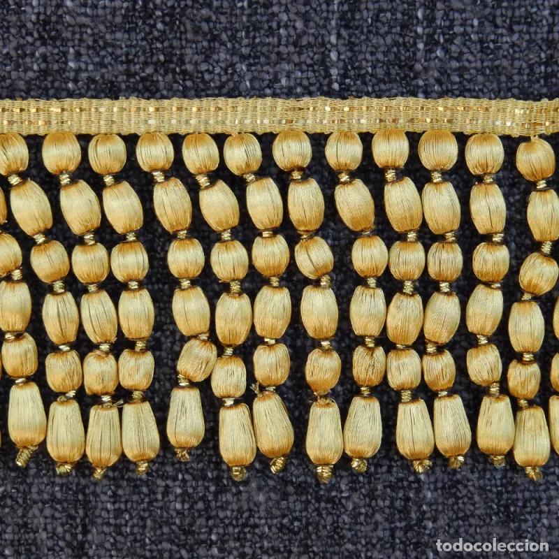 Artesan&iacute;a: Fleco de bellota 10 cm oro - Foto 1