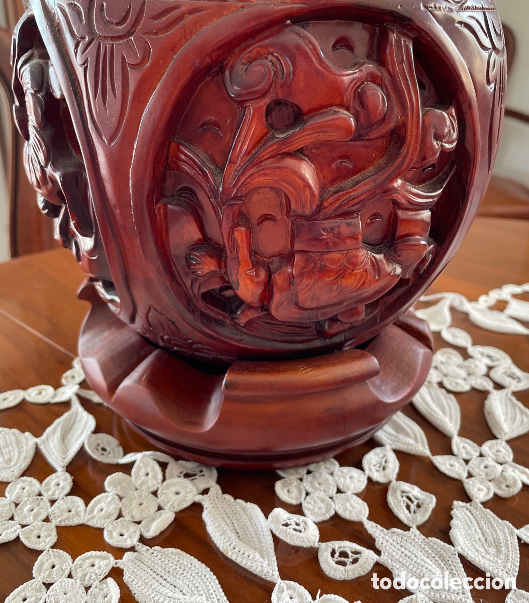 Artesan&iacute;a: Base para jarrones de madera - Foto 4