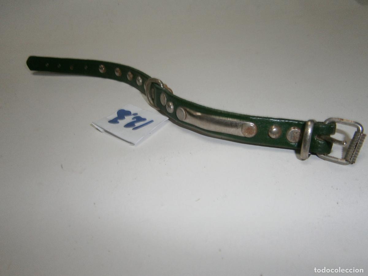 Artesan&iacute;a: ANTIGUO COLLAR DE CUERO (PERROS, GATOS O ANIMALES SIMILARES) NUEVO SIN USAR