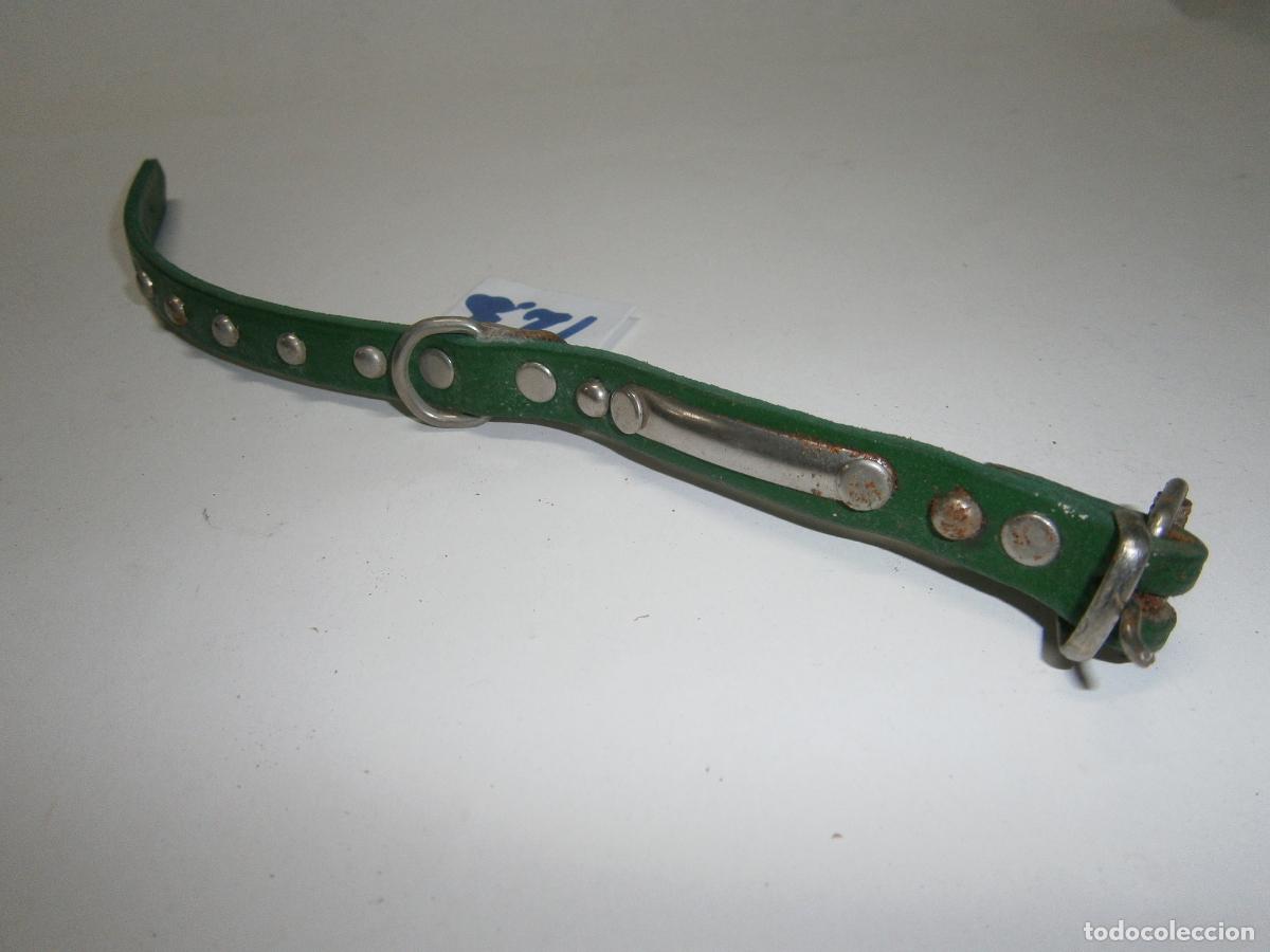 Artesan&iacute;a: ANTIGUO COLLAR DE CUERO (PERROS, GATOS O ANIMALES SIMILARES) NUEVO SIN USAR