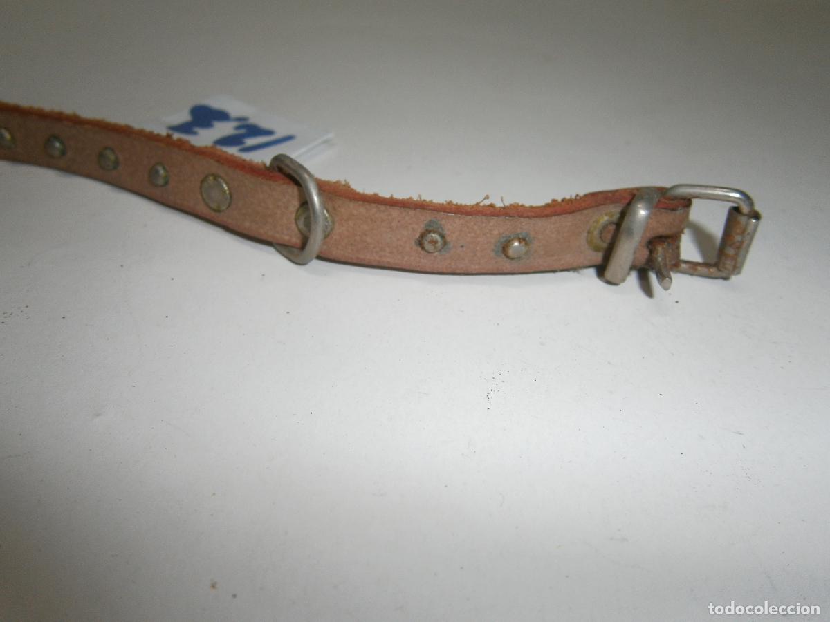 Artesan&iacute;a: ANTIGUO COLLAR DE CUERO (PERROS, GATOS O ANIMALES SIMILARES) NUEVO SIN USAR