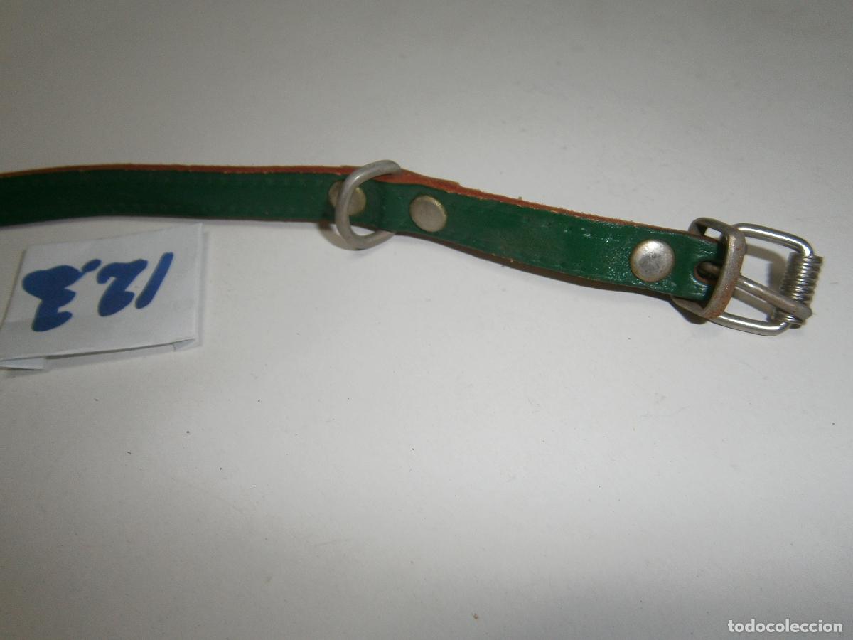 Artesan&iacute;a: ANTIGUO COLLAR DE CUERO (PERROS, GATOS O ANIMALES SIMILARES) NUEVO SIN USAR