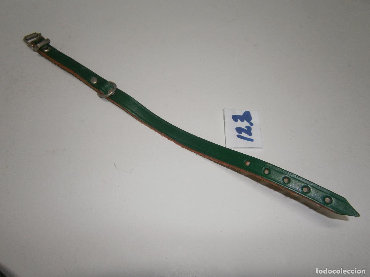 Artesan&iacute;a: ANTIGUO COLLAR DE CUERO (PERROS, GATOS O ANIMALES SIMILARES) NUEVO SIN USAR