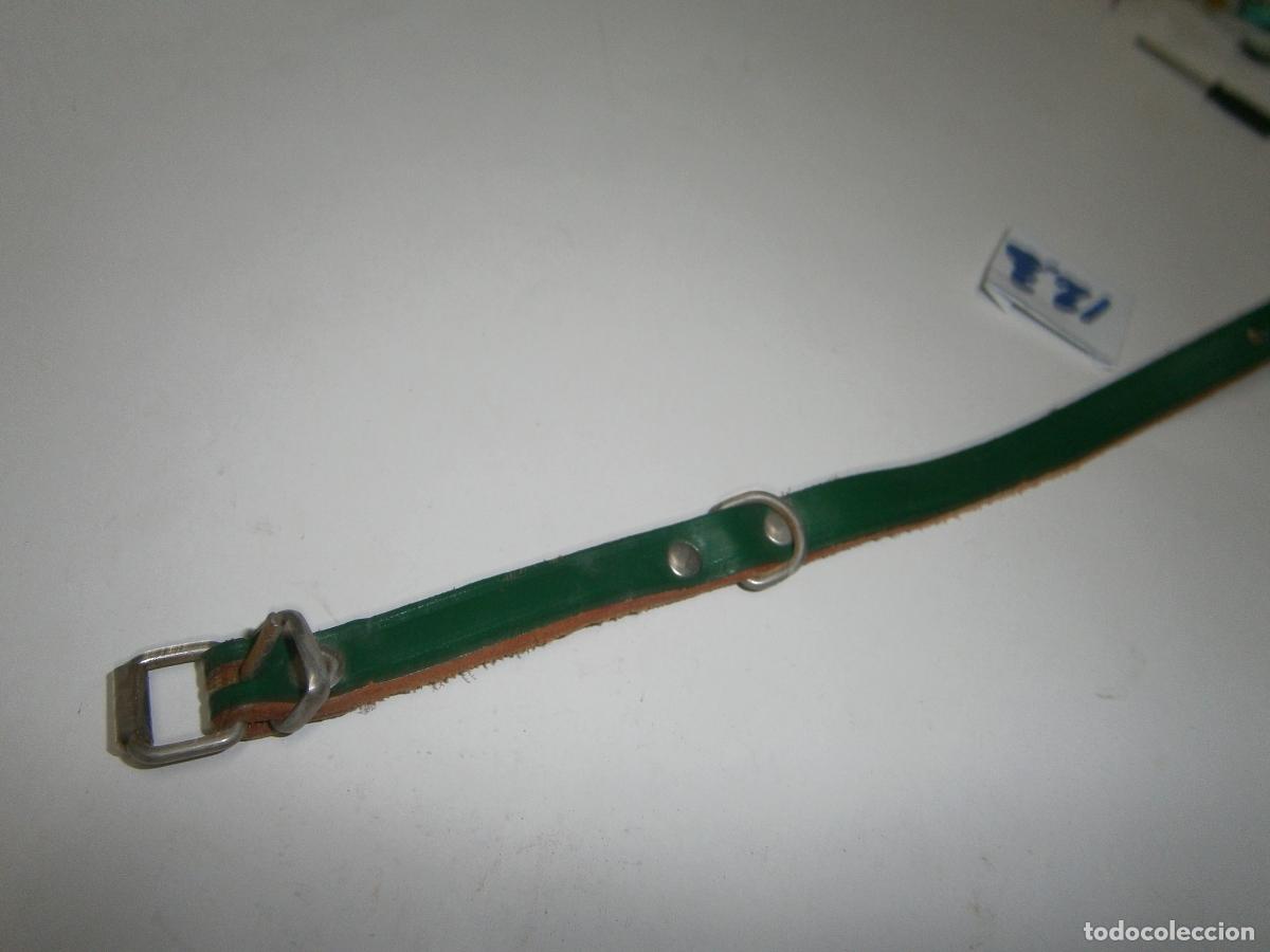 Artesan&iacute;a: ANTIGUO COLLAR DE CUERO (PERROS, GATOS O ANIMALES SIMILARES) NUEVO SIN USAR