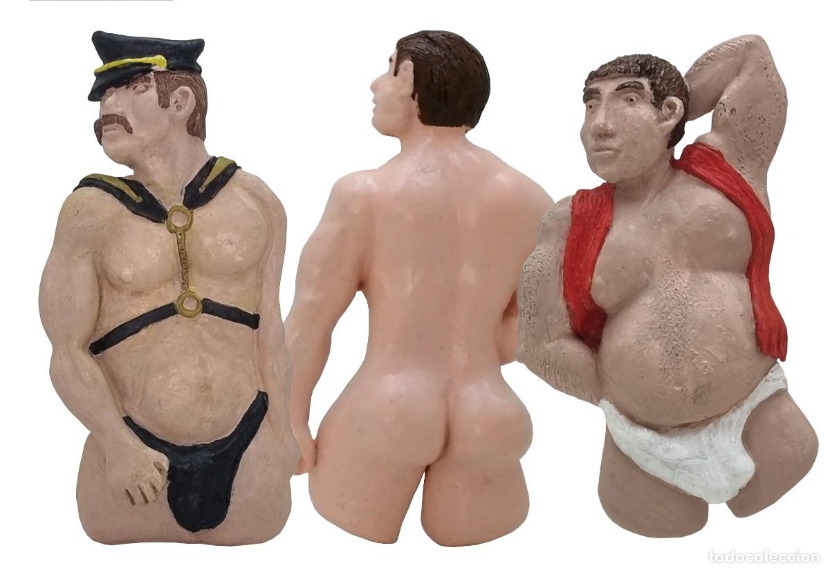 Artesan&iacute;a: Gay 3 imanes esculturas originales hechos a mano nuevos