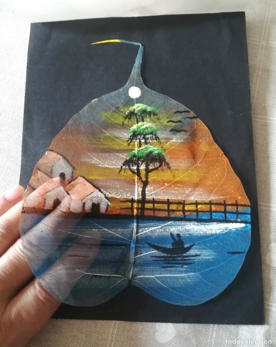 Artesanato e Manualidades: Pintura &eacute;tnica artesanal sobre hoja original