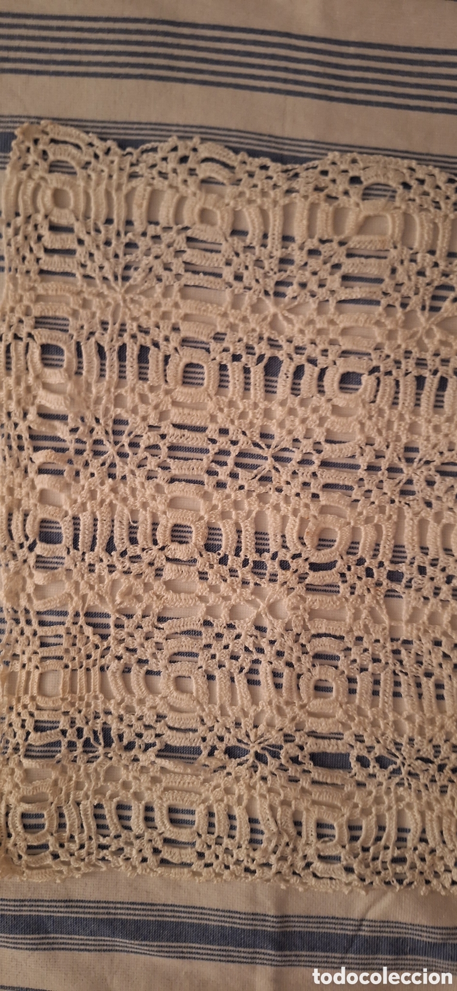 Artesan&iacute;a: Tapete de hilo, cuadrado. Handmade - Foto 2