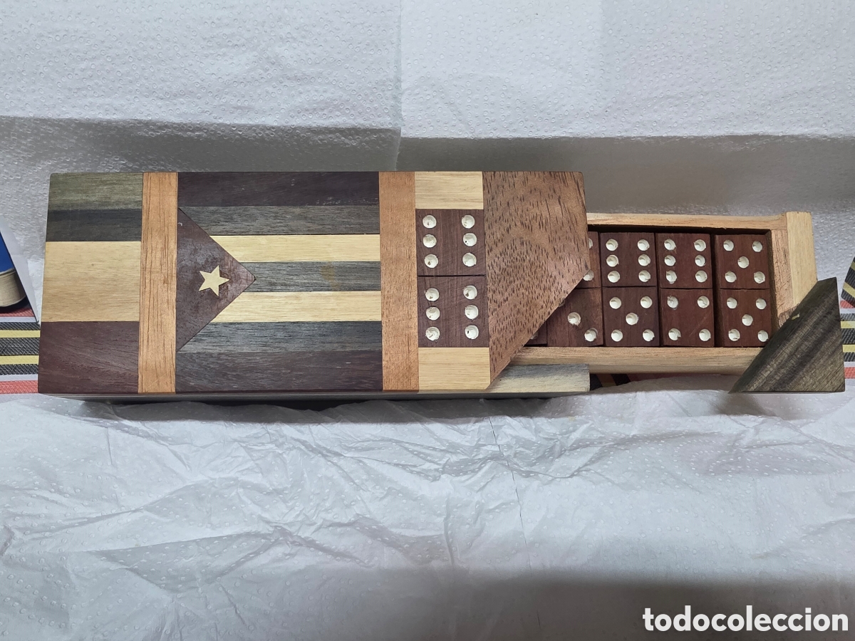 Artesan&iacute;a: DOMINO HECHO A AMO / madera cedro/ Cuba
