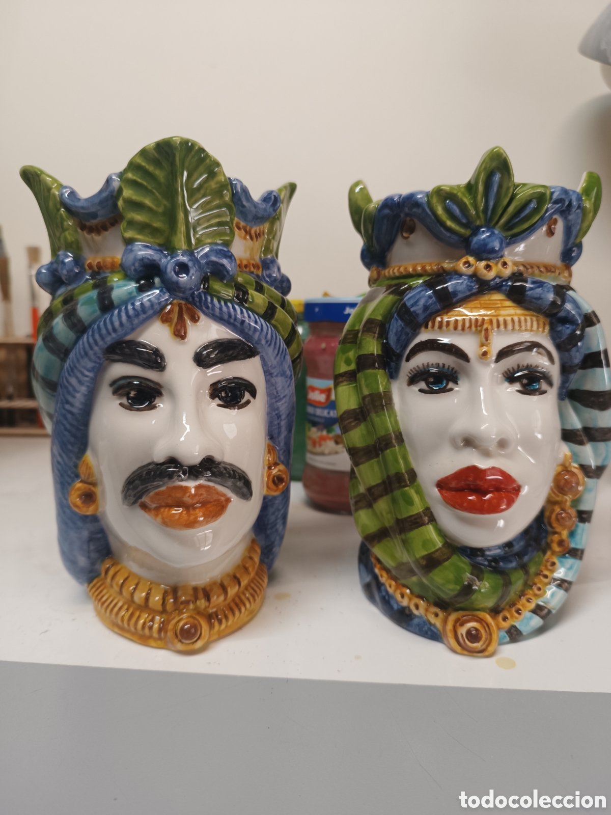 Artesan&iacute;a: Teste di moro Caltagirone H 22
