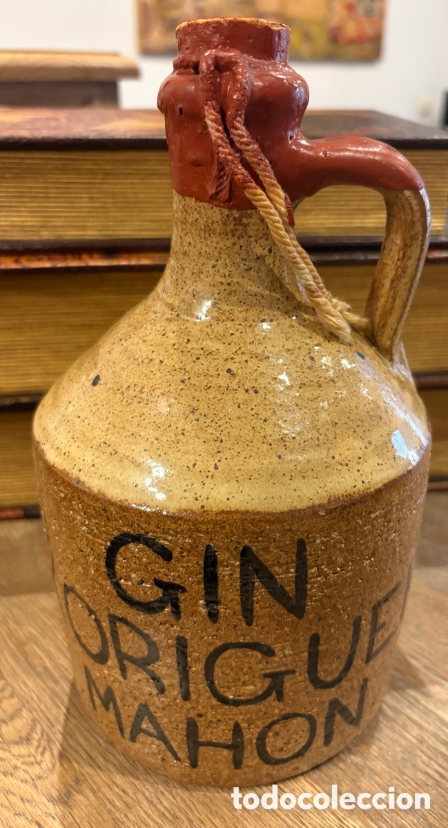 Artesan&iacute;a: JARRA DECORATIVA SELLADA GIN XORIGUER MAH&Oacute;N