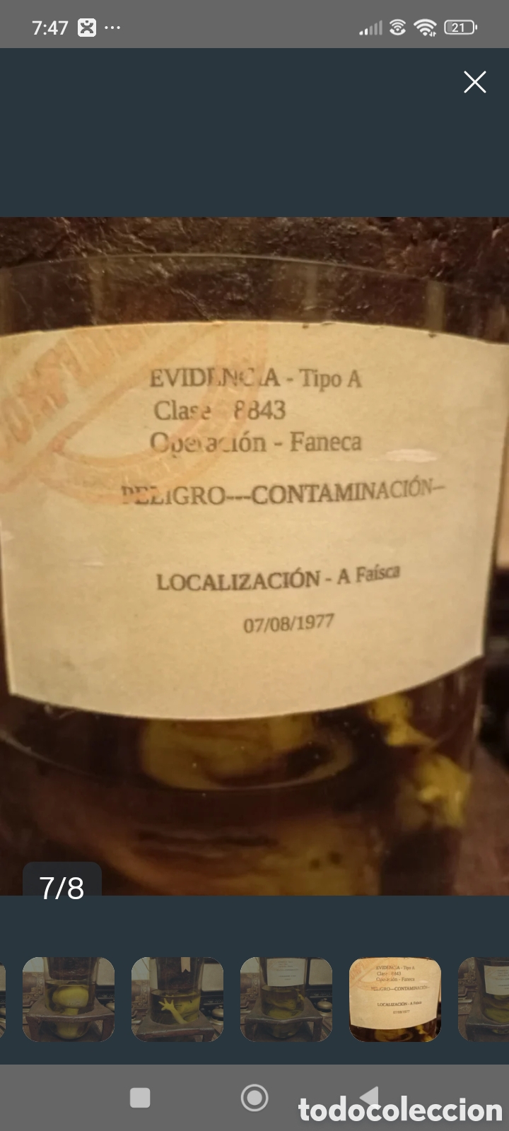 Artesan&iacute;a: EXTRA&Ntilde;O SER!! Cr&iacute;a alien en tarro de formol - Foto 7