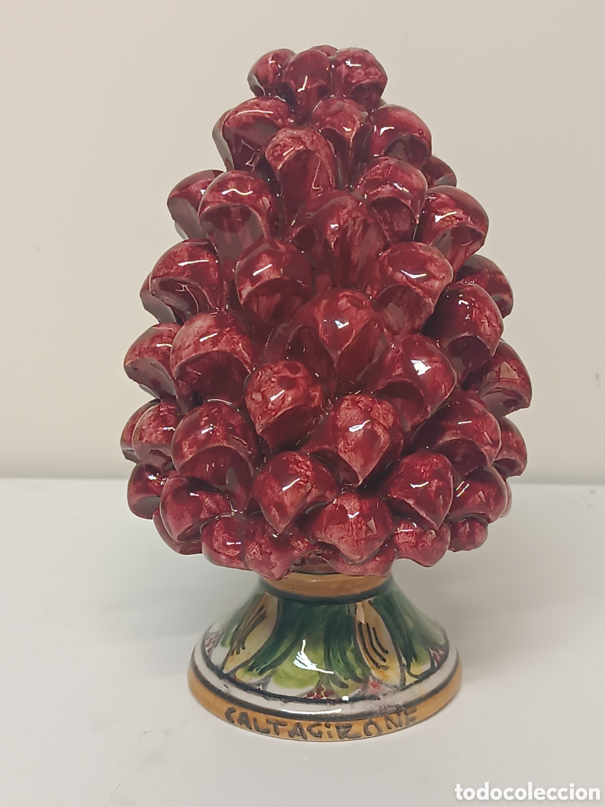 Artesan&iacute;a: pi&ntilde;a de cer&aacute;mica de Caltagirone altura 16