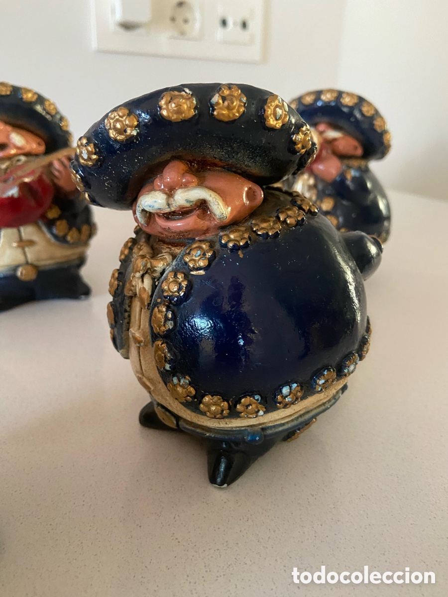 Artesan&iacute;a: 7 Figuras artesanas mariachis - Foto 2