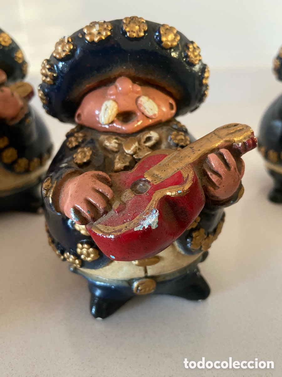 Artesan&iacute;a: 7 Figuras artesanas mariachis - Foto 4