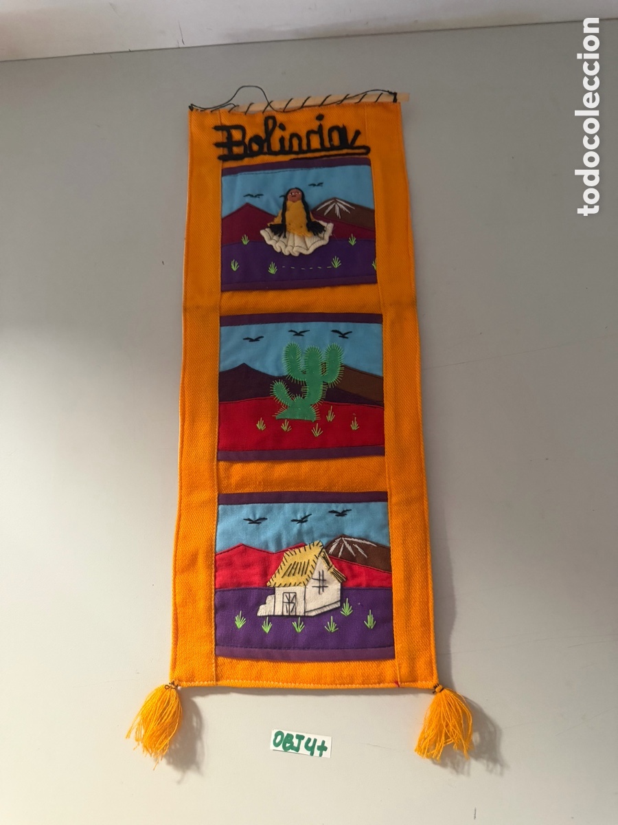 Artesan&iacute;a: Tapiz bordado Bolivia