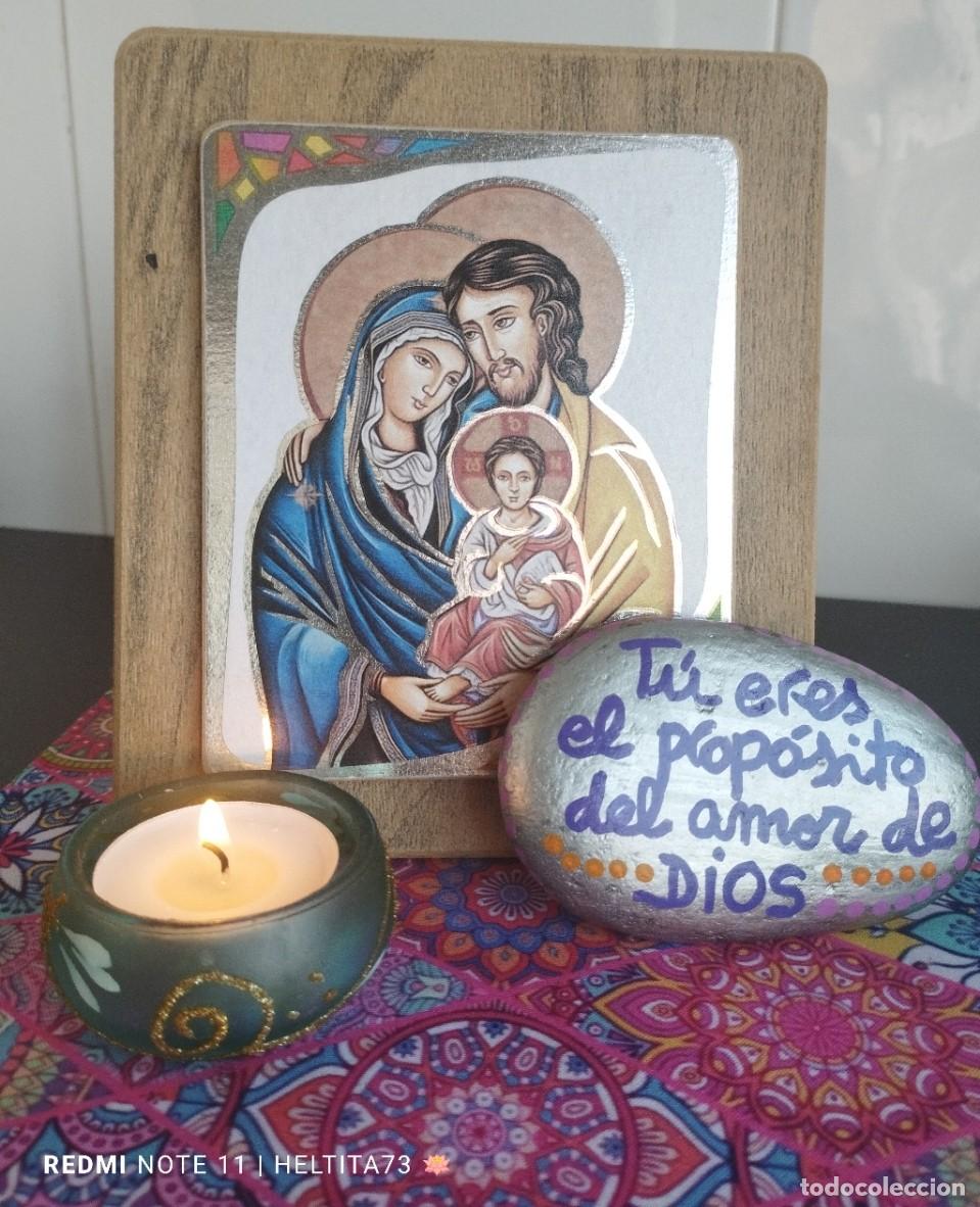 Artesan&iacute;a: Piedra &rdquo;El Prop&oacute;sito de Dios&rdquo;, piedra natural pintada a mano
