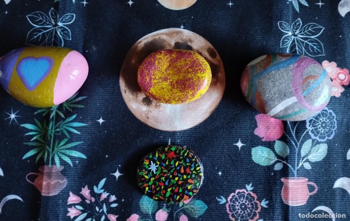 Artesan&iacute;a: Piedras colores, piedras naturales pintadas a mano