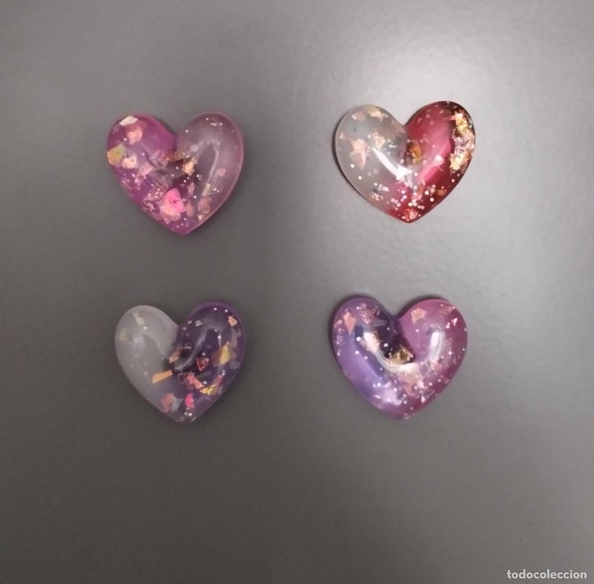 Artesan&iacute;a: Imanes corazones, 4 imanes - Foto 4