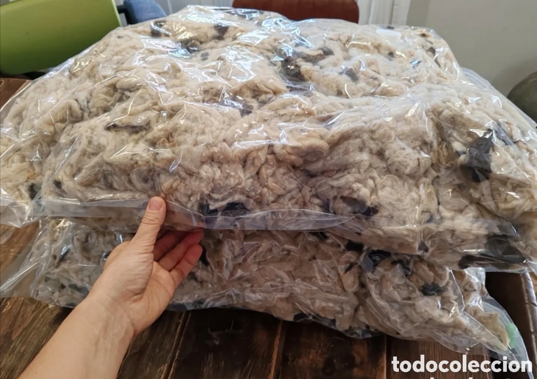 Artesan&iacute;a: Lote de lana de oveja pura