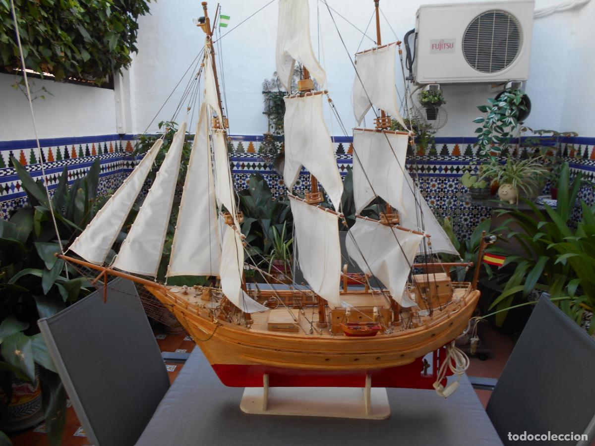 Artesan&iacute;a: BONITO BARCO REALIZADO EN MADERA HECHO A MANO - LEER DESCRIPCION