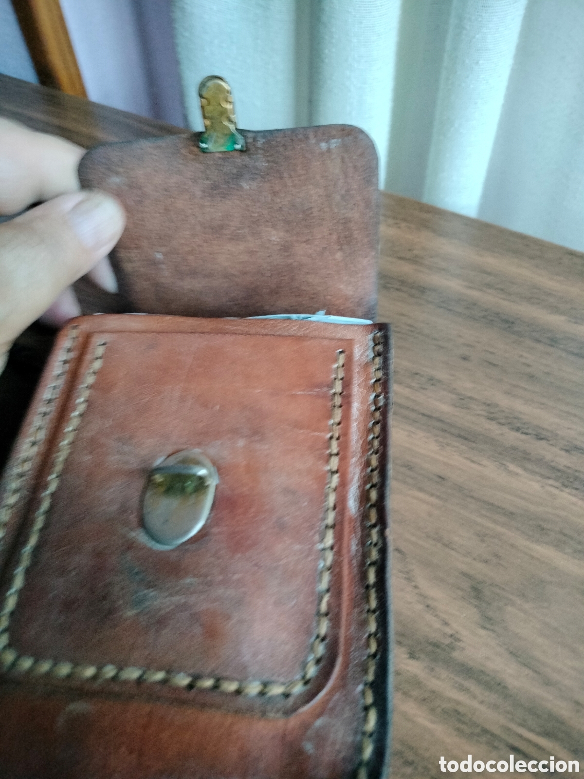 Artesan&iacute;a: Cartera bandolera. Cuero. - Foto 3