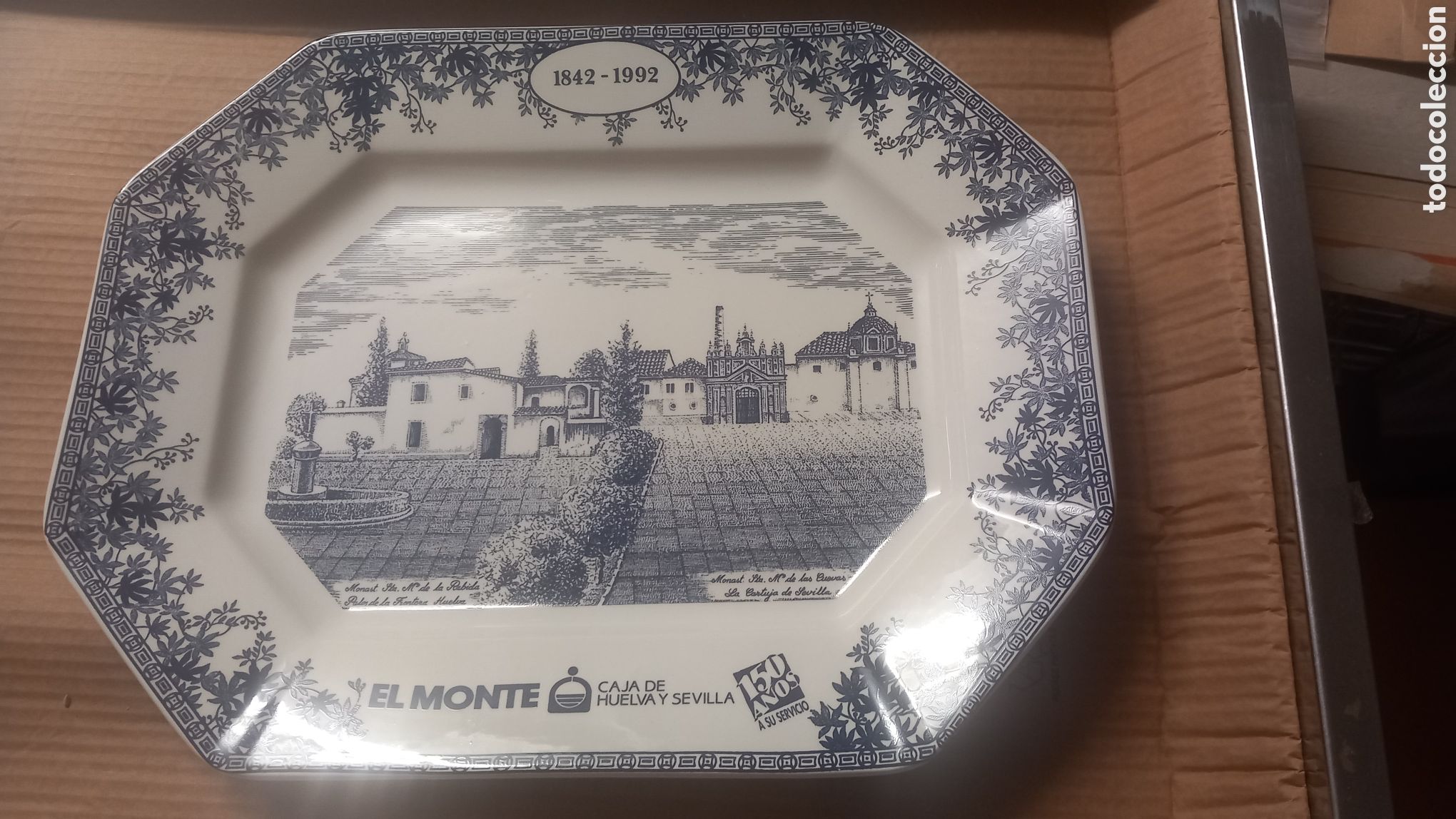 Artesan&iacute;a: BANDEJA FUENTE CONMEMORATIVA LA CARTUJA PICKMAN EL MONTE