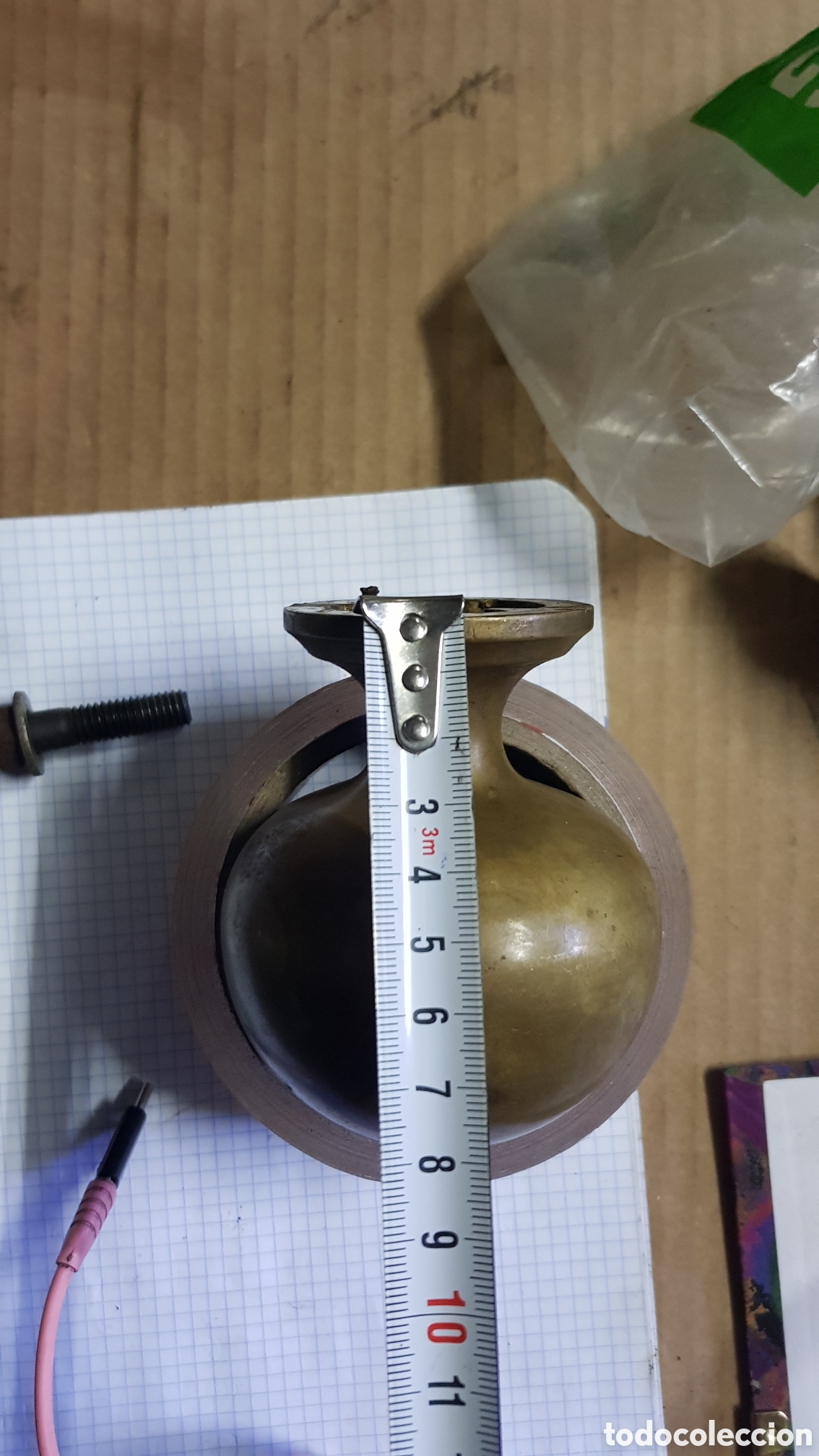 Artesan&iacute;a: Antiguo pomo de bronce - Foto 3
