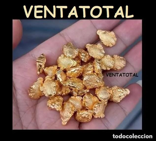 Artesan&iacute;a: LUJO RARAS Y BONITAS 50 PEPITAS ARTESANALES DE ORO DE 22 KILATES LAMINADO LEER DENTRO DESCRIPCION