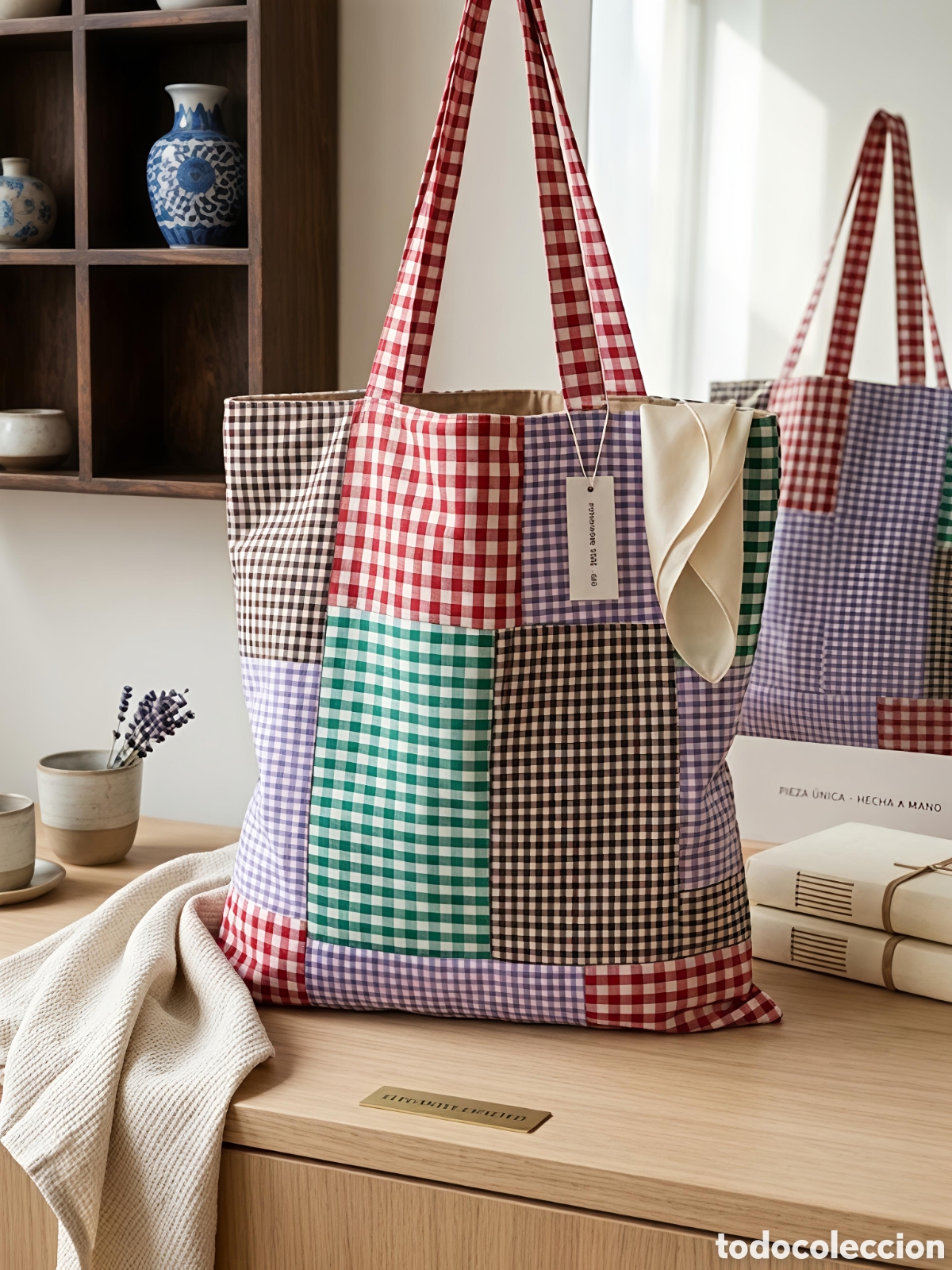 Artesan&iacute;a: Bolsa de tela hecha a mano