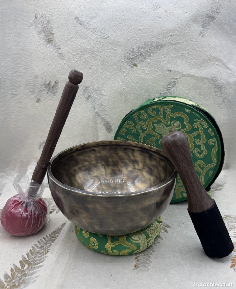 Artesan&iacute;a: Antique Tiger Jambati Tibetan Singing Bowl (21.5 cm) &ndash; 7 Metals