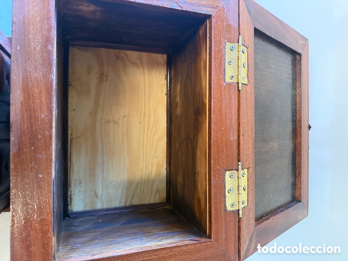 Artesan&iacute;a: Pareja de Cajas de Madera Tallada - Foto 2