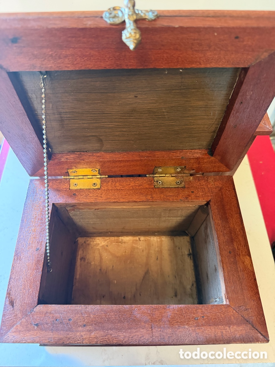 Artesan&iacute;a: Pareja de Cajas de Madera Tallada - Foto 4