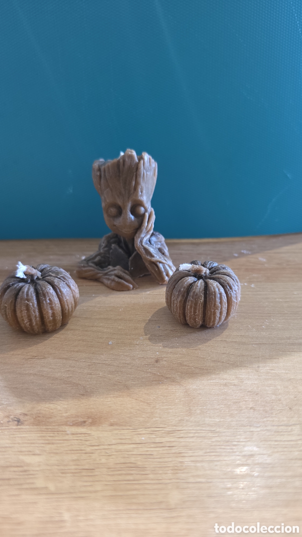 Artesanato e Manualidades: Vela Groot y dos calabazas
