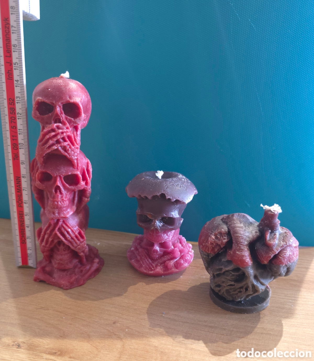 Artesan&iacute;a: Velas decorativas de Halloween - Foto 1