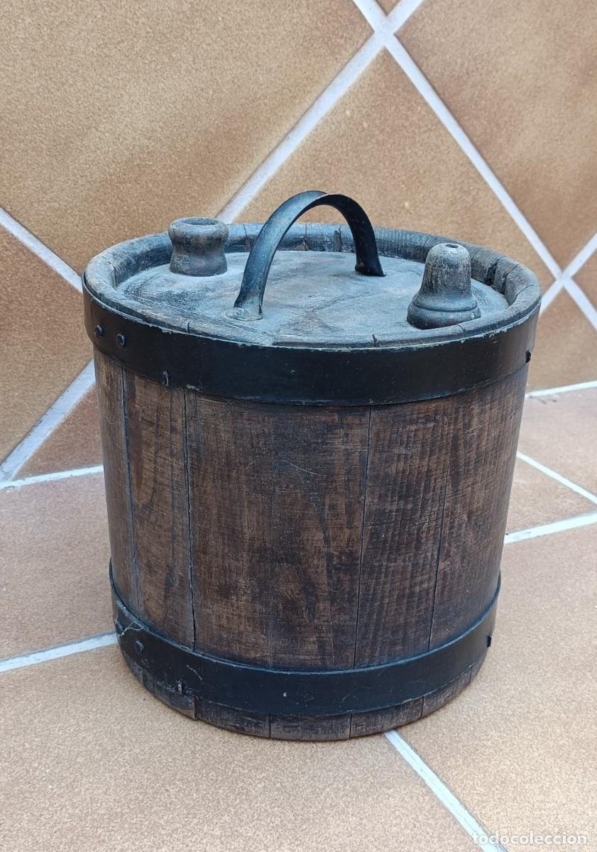 Artesan&iacute;a: ANTIG&Uuml;O BOTIJO DE FERROVIARIO (BARRILETE)