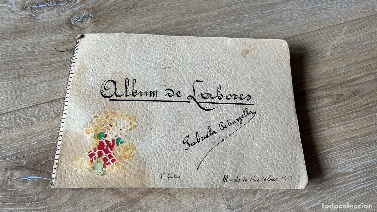Artesan&iacute;a: Cuaderno de labores escolar de 1959