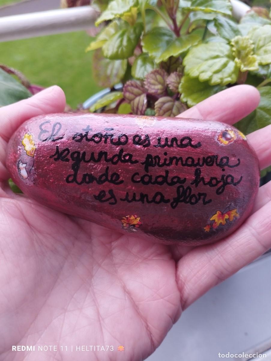 Artesan&iacute;a: Piedra &rdquo;Oto&ntilde;o&rdquo;, pintada a mano - Foto 1