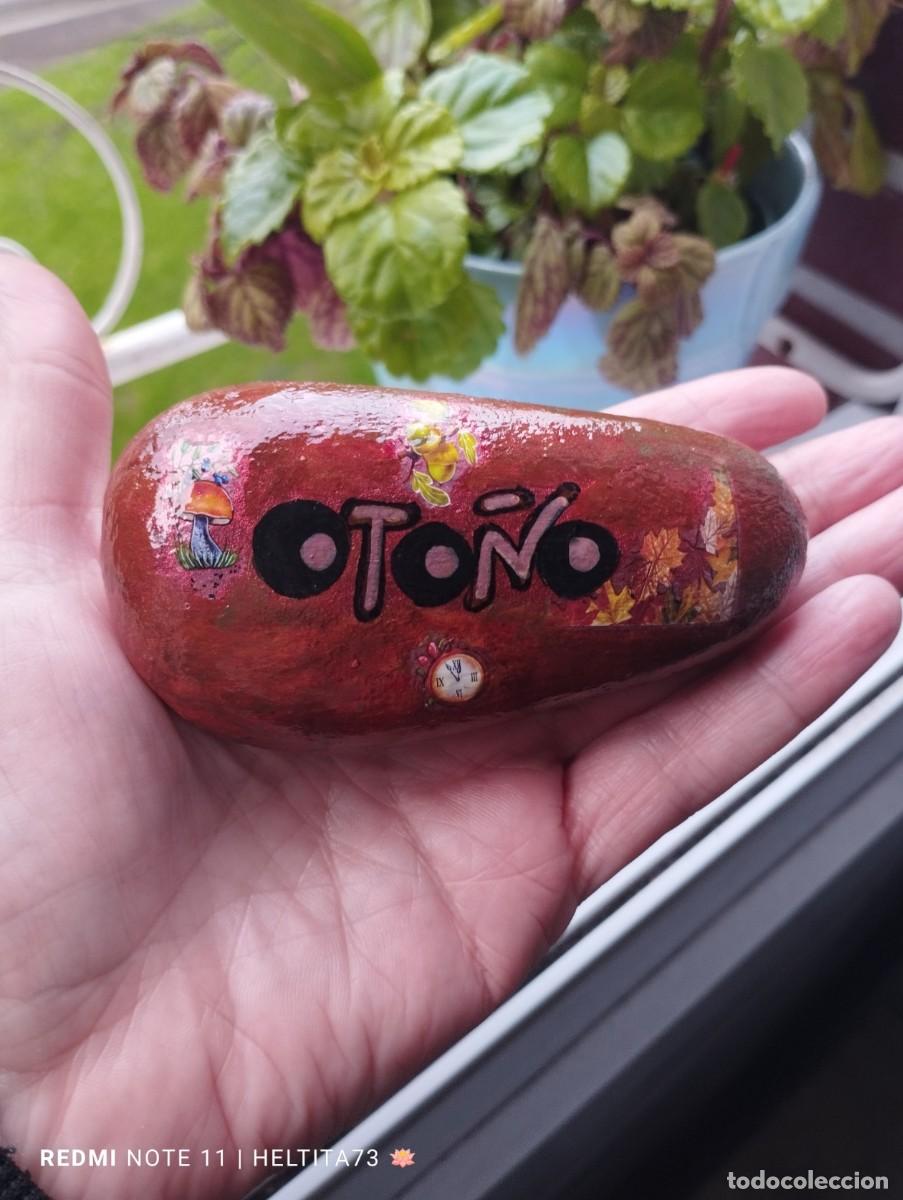 Artesan&iacute;a: Piedra &rdquo;Oto&ntilde;o&rdquo;, pintada a mano - Foto 2