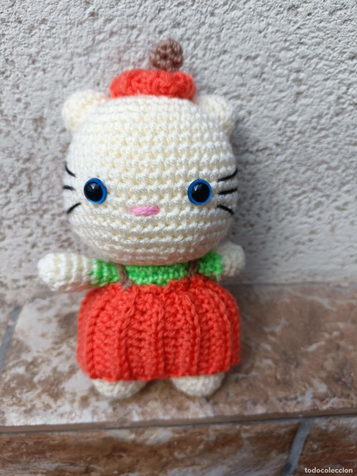 Artesan&iacute;a: HALLOWEEN HELLO KITTY CALABAZA DE CROCHET, GANCHILLO, AMIGURUMI. HECHO A MANO. AMIGURUMIS