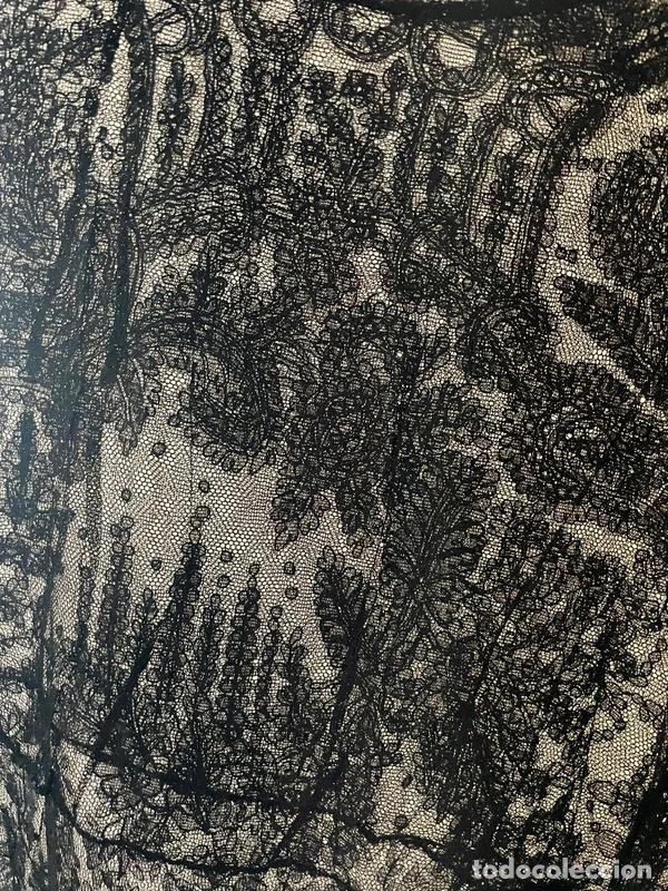 Artesan&iacute;a: Vestido antiguo encaje negro - Foto 3