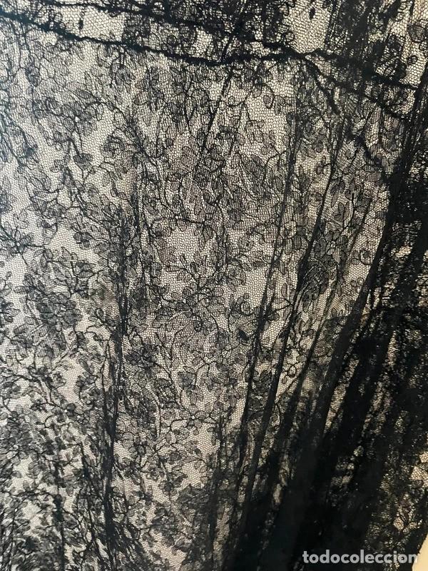 Artesan&iacute;a: Vestido antiguo encaje negro - Foto 4