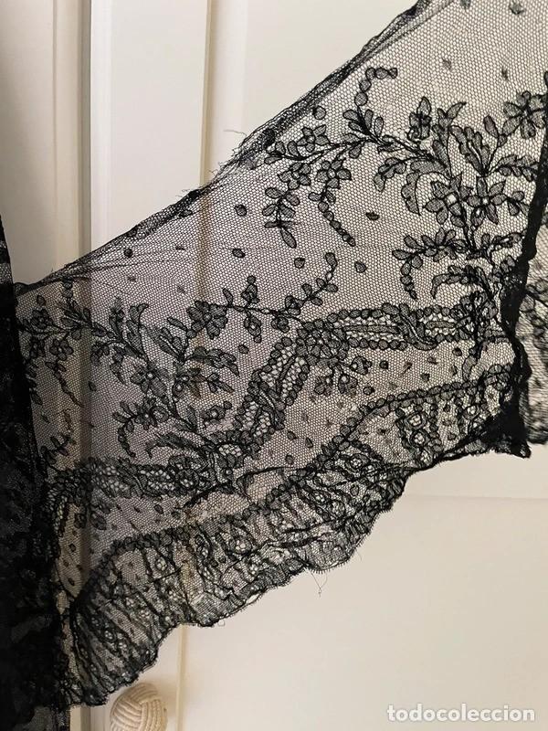 Artesan&iacute;a: Vestido antiguo encaje negro - Foto 6
