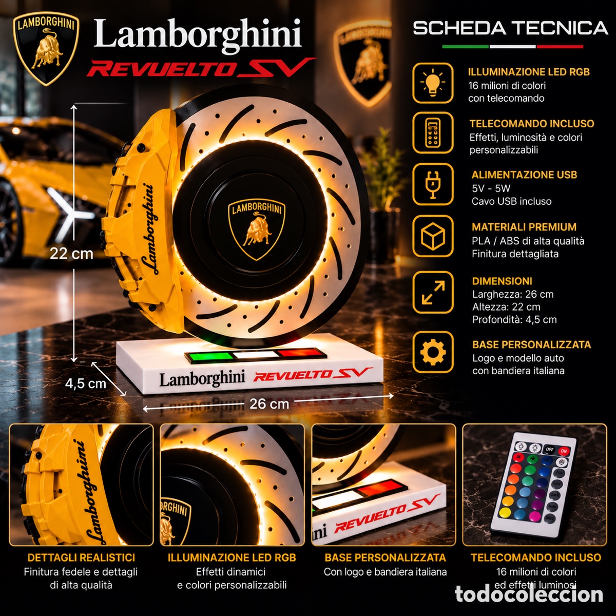 Artesan&iacute;a: Lampada Lamborghini aventador - Foto 3