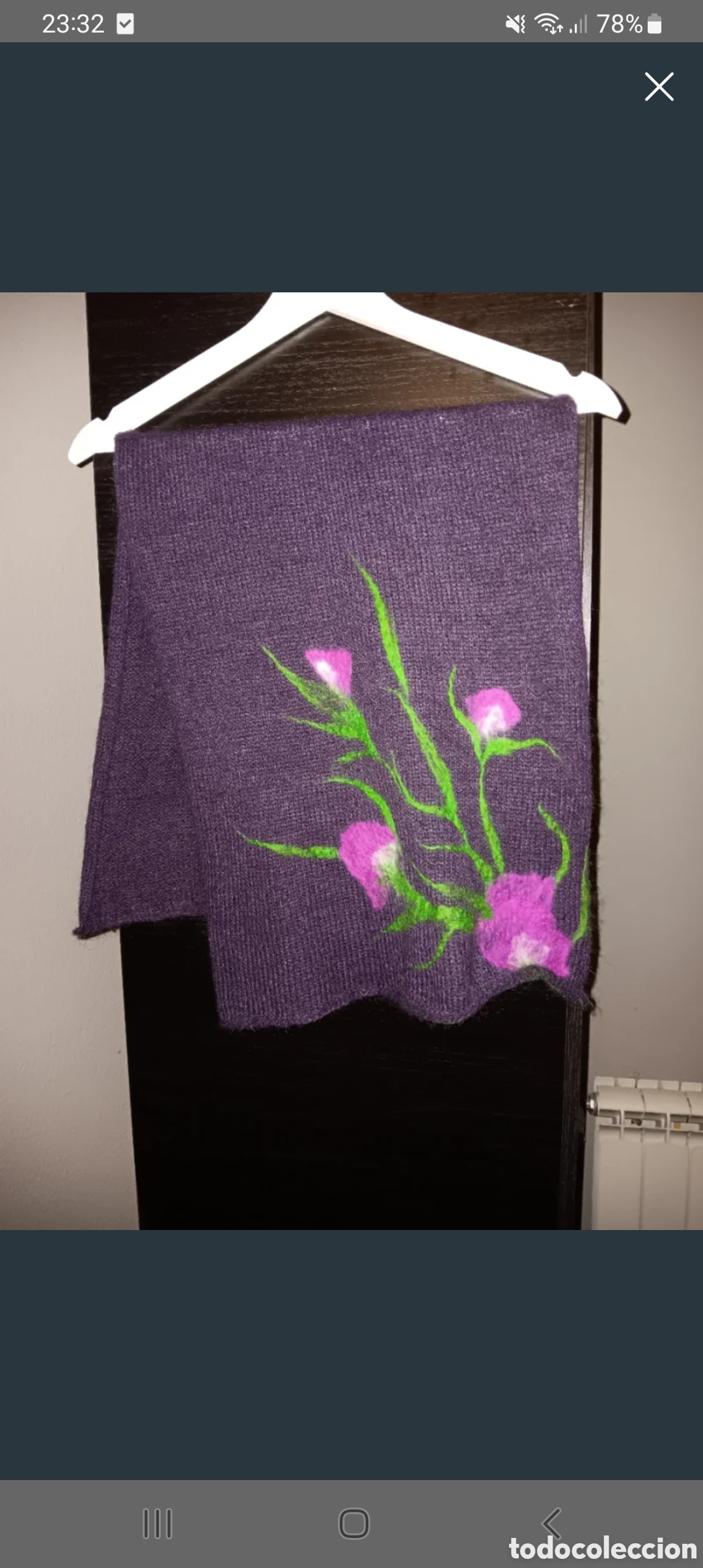 Artesan&iacute;a: Bufanda artesanal calentita.
