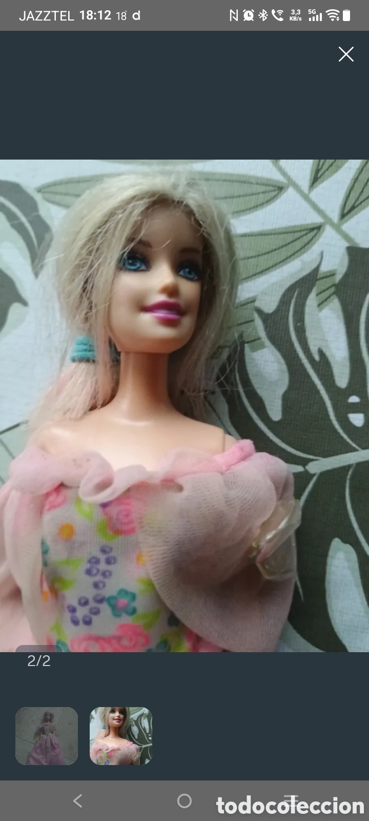 Artesan&iacute;a: Mu&ntilde;eca Barbie Princesas Mattel 1994 - Foto 2