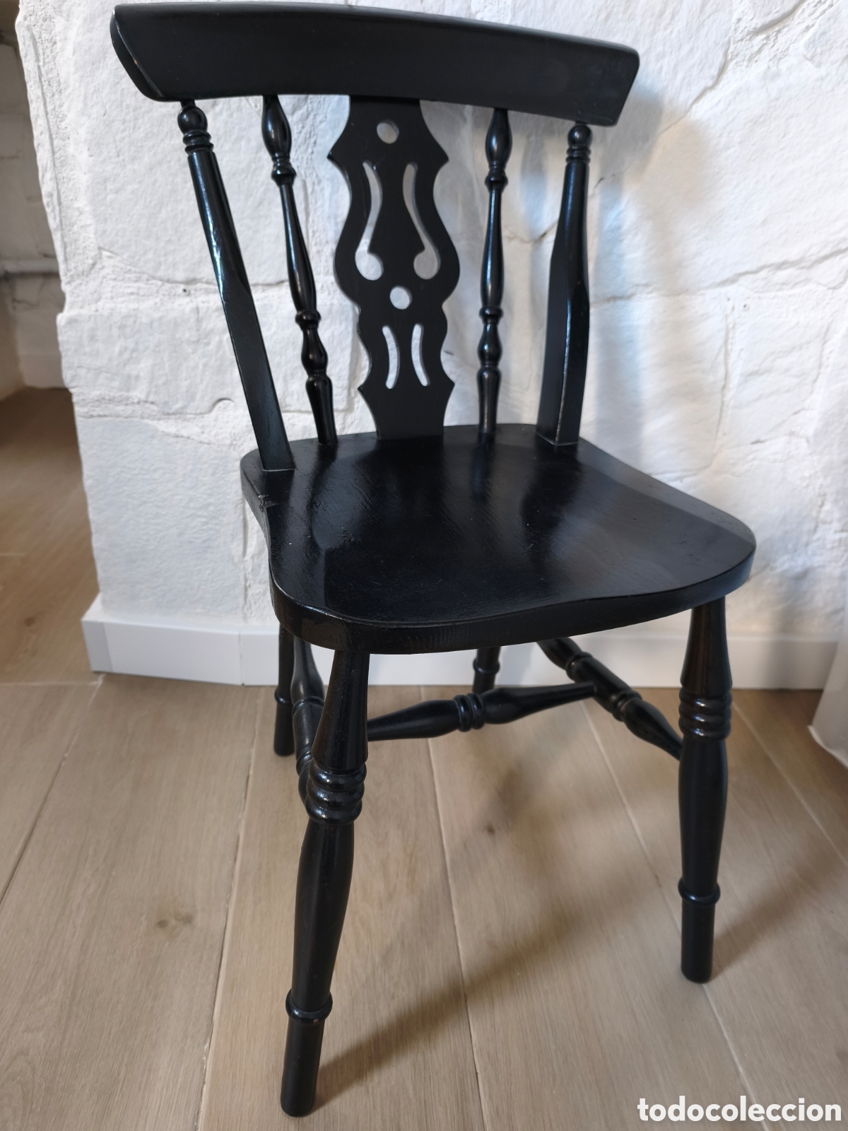 Artesan&iacute;a: SILLA BRIT&Aacute;NICA MADERA ESTILO RUSTICO - Foto 2