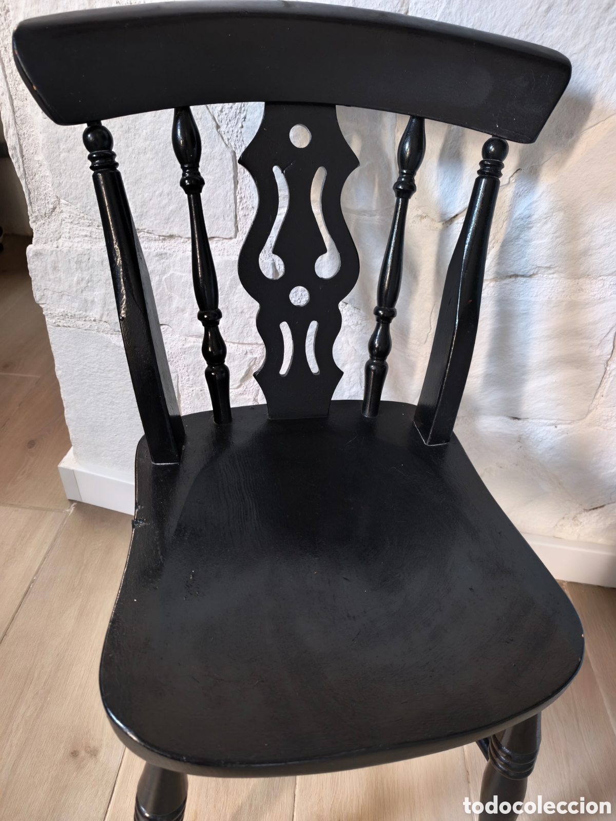Artesan&iacute;a: SILLA BRIT&Aacute;NICA MADERA ESTILO RUSTICO - Foto 1
