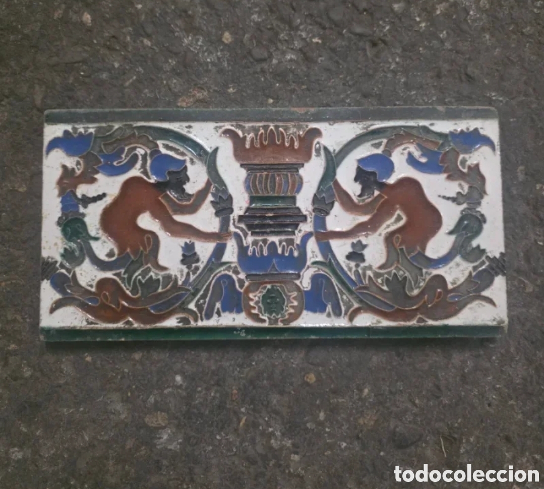 Artesan&iacute;a: Cenefa de Cer&aacute;mica Decorativa antigua triana